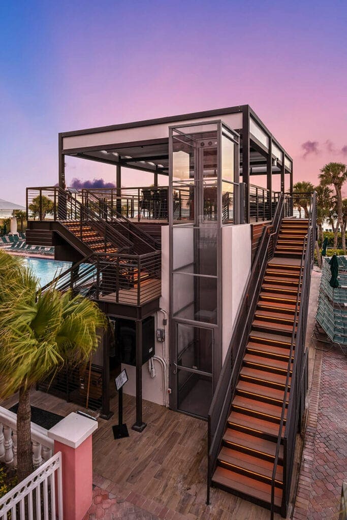 Ascension Clarity Wheelchair Lift Don Cesar Luxury Hotel