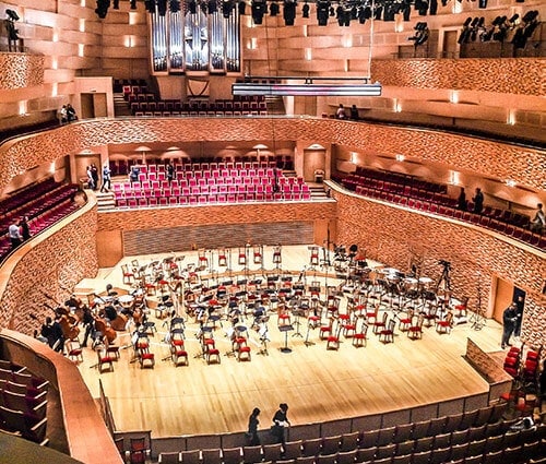 Concert Choir Stage Auditorium Venue Interior