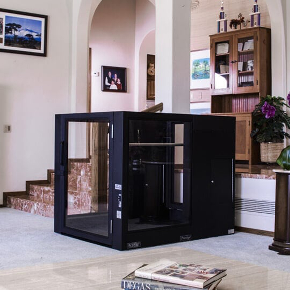 Protege wheelchair lift seen in a home