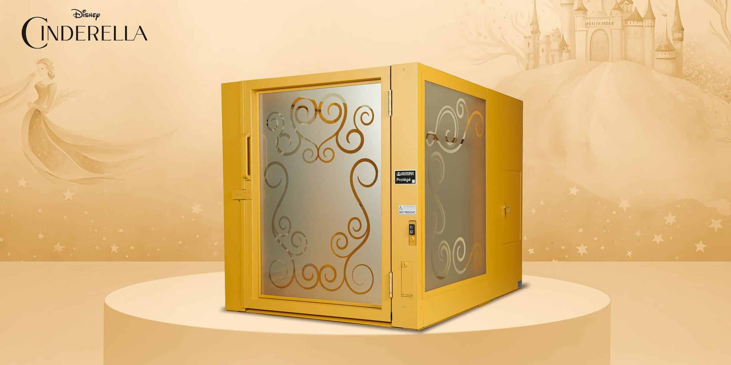 An Ascension Protege wheelchair lift customized for Disneyland Park.