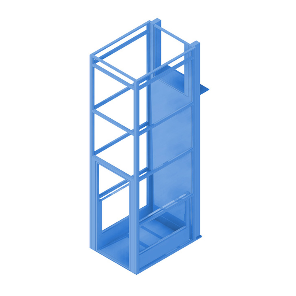 The Clarity 16E. Parts included in the standard configuration are in blue.