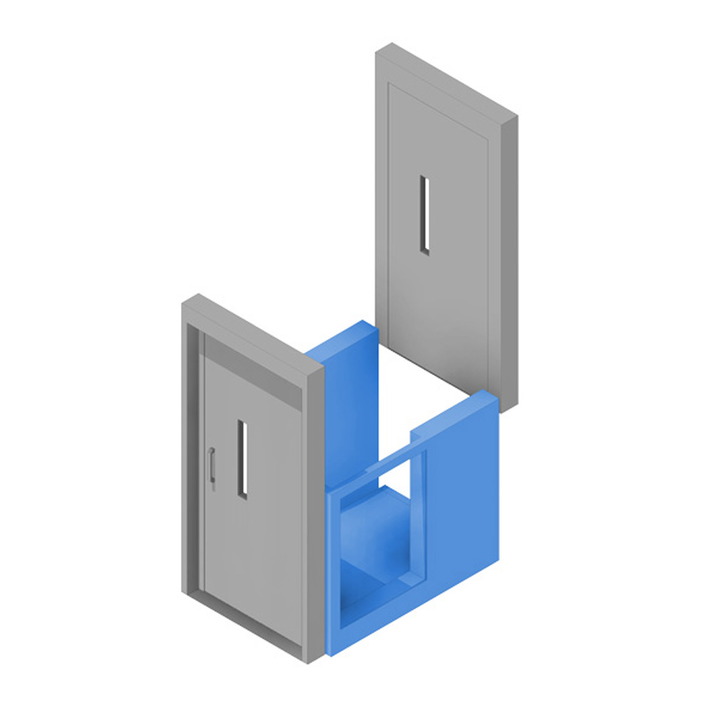 The Protégé 5442FE. Parts included in the standard configuration are in blue.