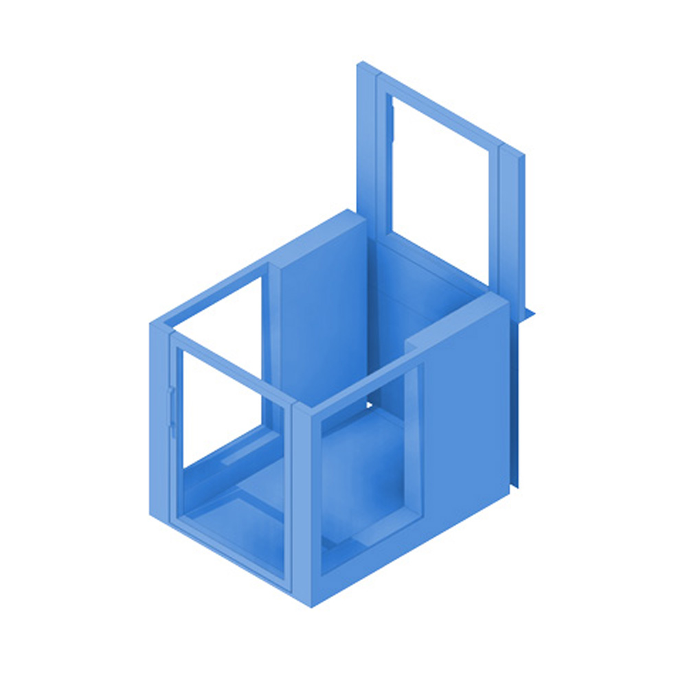 The Protégé 5442FG. Parts included in the standard configuration are in blue.