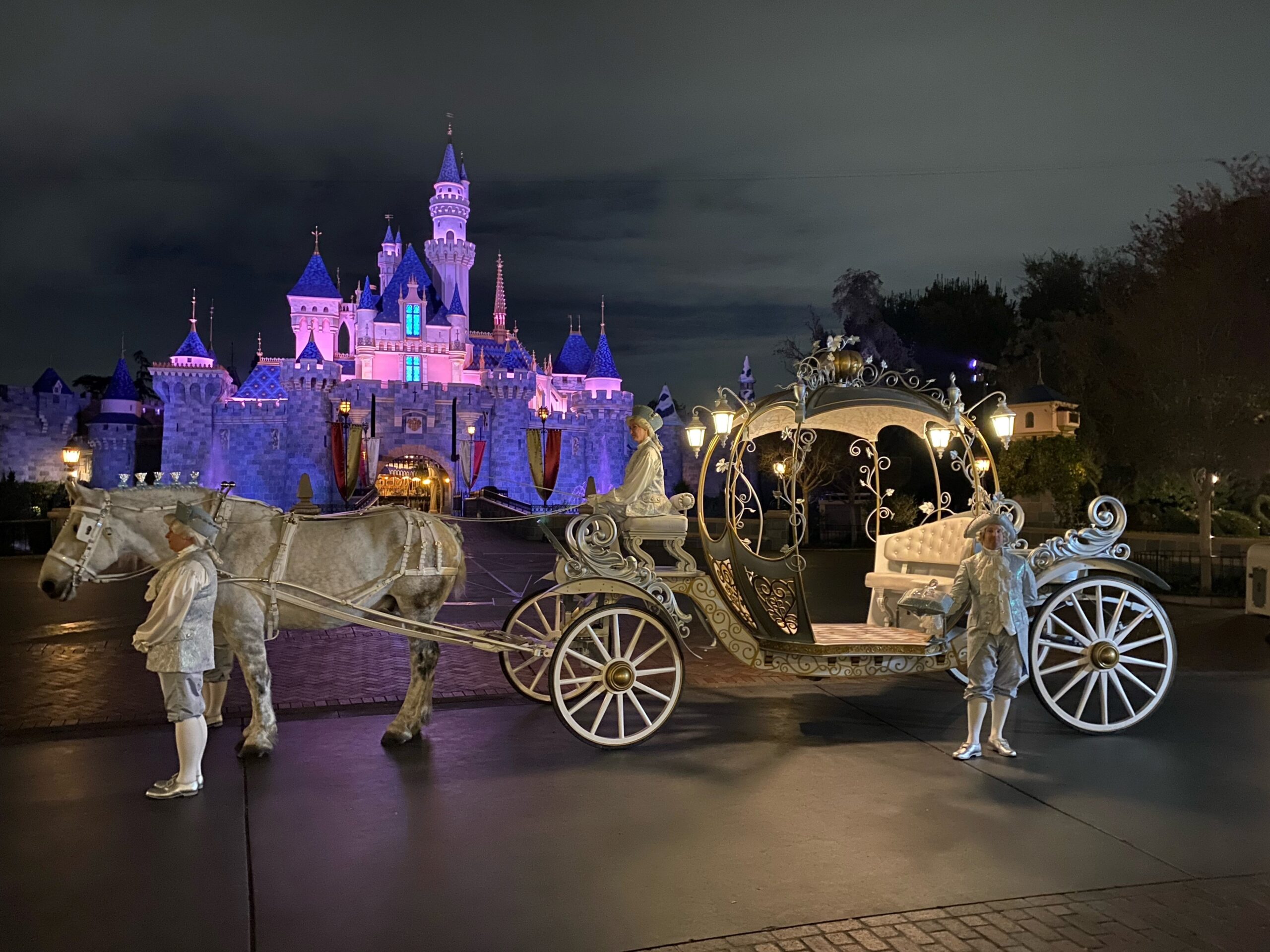 Cinderella's Platinum Coach at Disneyland Park in Anaheim, CA